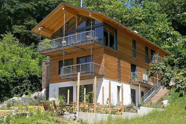 Holzhaus Bauen Energieeffizientes Holzfertighaus